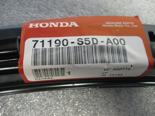 L FRONT BUMPER UPPER NEW HONDA OEM BEAM P//N 71190-S5D-A00