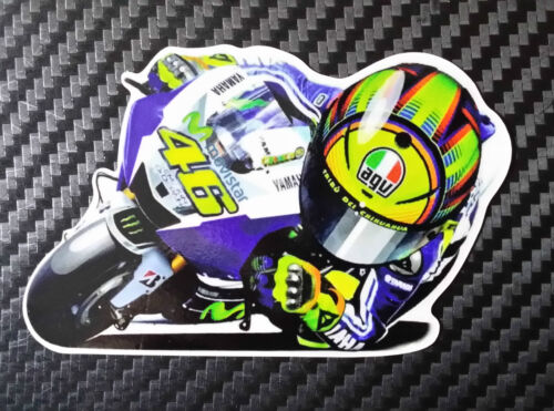 46 Valentino Rossi moto adesivo stickers Rossi Vale caricature tributo adesivi 