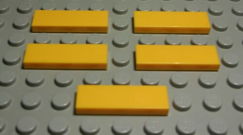 Lego Carreau-Tuile 1x3 Jaune Foncé 5 pièces 1671 # 