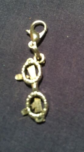 Zip Bracelet Bag etc Tibetan Silver Clip on Charms for Key Ring
