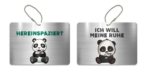 Badezimmerzubehor Turschild Schild Besetzt Ich Will Ruhe Wc Kinderzimmer Deko Wendeschild Panda Mobel Wohnen Blowmind Com Br