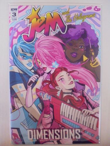 Jem and the Holograms Dimensions #3 A Cover IDW NM Comics Book