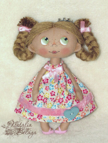 Cloth Tilda doll Handmade Art Textile Rag doll Little Princess Cute Stuffed Doll