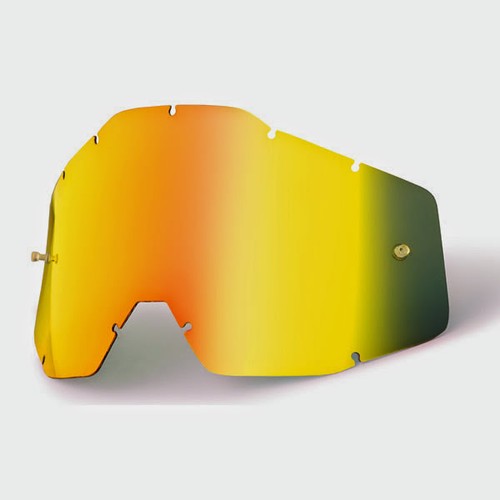 100/% Gold Mirror Racecraft//Accuri Replacement Lens 51002-009-02