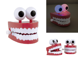 Details about  / CHATTERING TEETH wind up Blinking Eyes party office Gag Gift toy kids adults
