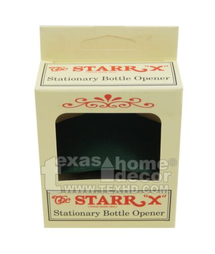 Beer Bottle Opener Plain Blue Wall Mounted Stationary Starr X Powder Coated 