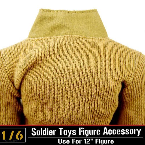 Dragon DML1//6 Toys WWII US Military Sweater Jacket Coat Clothes Fit 12/" Figure