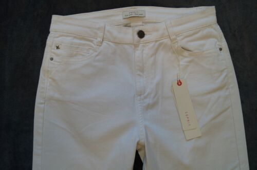 Damenmode Esprit Jeans 7 8 Hose Slim Fit Gr 34 36 38 40 L24 Stretch Weiss Neu Kleidung Accessoires Couturette Fr