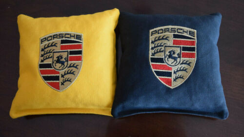 Corn or Pellets 8 Quality Embroidered Cornhole Bags Porsche Wicked Nice! 