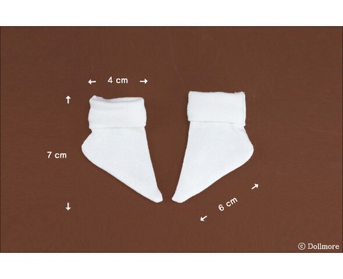 White SD 1//3 BJD Ankle socks SD Size Angkm Socks Dollmore