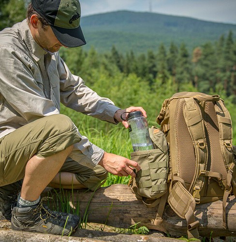 Helikon-Tex E/&E Pouch MOLLE Mehrzweck-Tasche RAL 7013 Cordura® Bushcraft