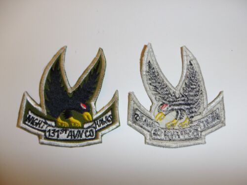 e1017 Vietnam US Army 131st AVN Aviation Co Company Night Hawks Aerial IR13E