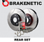 BRAKENETIC PREMIUM SLOTTED Brake Rotors+POSI QUIET Ceramic Pads BPK72788 Details about  /  REAR