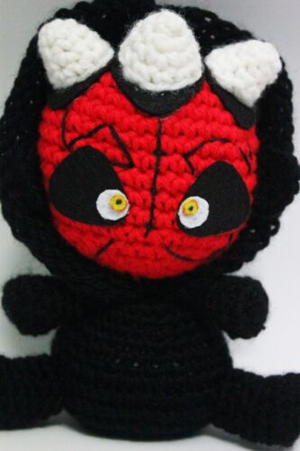 Darth Maul Star Wars Inspired Amigurumi Plushie Stuffed Toy Doll handmade gift