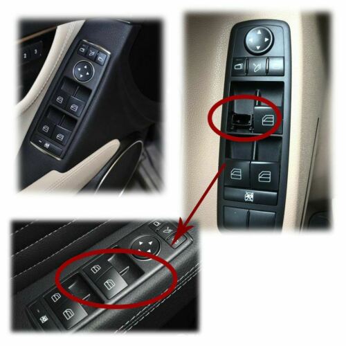 2x OEM Driver Window Switch Button Cap for Mercedes ML GL R Class W164 W251 X164