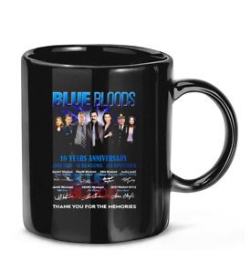Blue #Bloods 10 years anniversary all cast signed thank you for the memories Mug