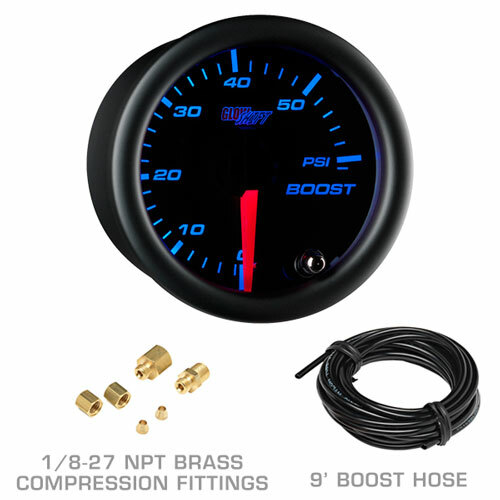 GlowShift T7 Boost EGT Trans Temp Gauges Tan Pod for 07-13 Chevy Duramax