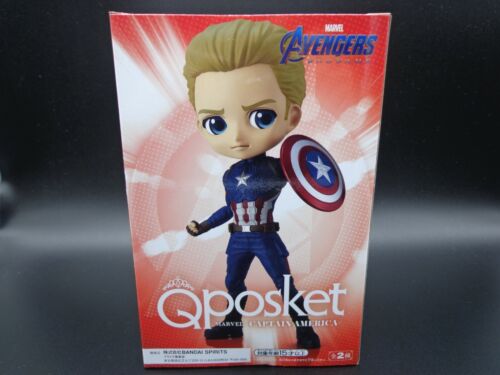 Banpresto Q Posket  Marvel Figure Captain America B Special BANDAI Avengers