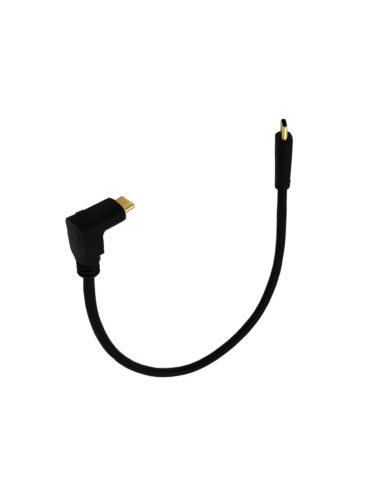 Cable USB tipo C 90 ° a 3.1 C Macho a Macho Adaptador de carga de carga rápida 3A 0.3m 