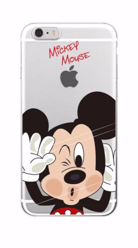 funda protectora de TPU Mickey Croquis iPhone 7 funda protectora Soft Cover Case bolso slim bumper 