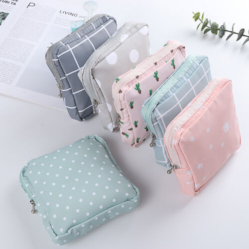 Holder Headphone Case Sanitary Pouch Sanitary Pad Bags Coin Purse Storage Bag 