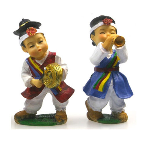 Korean Traditional Figure Korean Folk Band Doll Handmade Figure of Memory 
