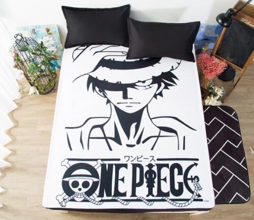 One Piece Luffy Ruffy Anime Manga Spannbettlaken Spannbetttücher Sheet Bedsheet