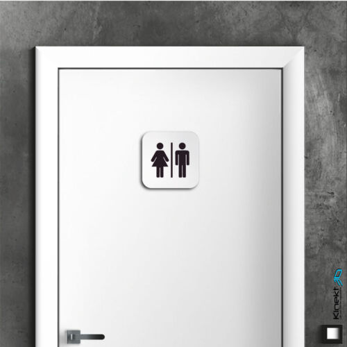 Aluminium Schild /"Toilette/" 150 x 150 mm • WC Toilettenschild Gäste Klo Alu