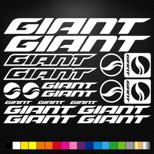 Giant Vinyl Decals Stickers Sheet Bike Frame Cycle Cycling Bicycle Mtb Road