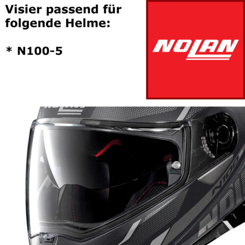 NOLAN Visier für Helm N100-5 klar transparent Pinlock vorbereitet 