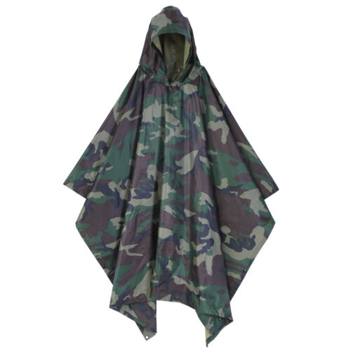 Details about  &nbsp;Military Poncho-emergency Tent, Survival-multi-purpose Anti-camouflage Poncho