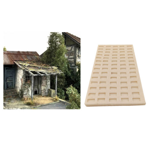 1//35 Scale Silicone Mold Simulation Long Bricks Floor Building DIY Materials