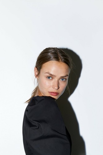 ZARA SS 2019 PUFF SLEEVE JACKET WITH TIE FASTENING BLACK XS S M L XL 7685//509