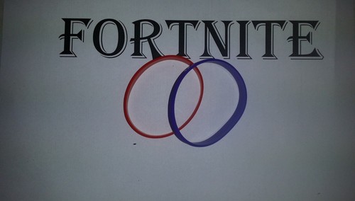 2 x Fortnite Video Game Silicone Wristband Boys//Girls