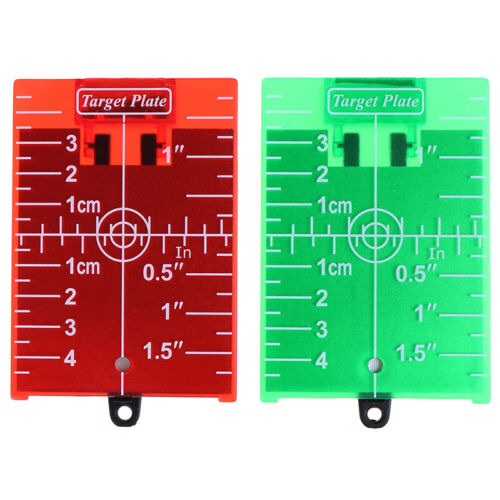 1PCS inch/cm Magnetic Laser Target Card Plate For Green/Red Laser LeBLUS 