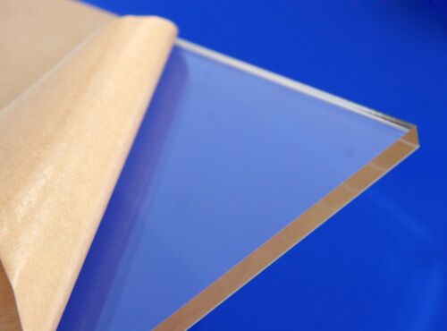 Acrylic Plexiglass Clear Plastic Sheet 1/4" x 24" x 48" Water Resistant 
