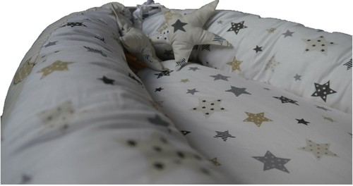 Milanino Babynestchen Nest Babynest „Sterne“ 3 Teilig