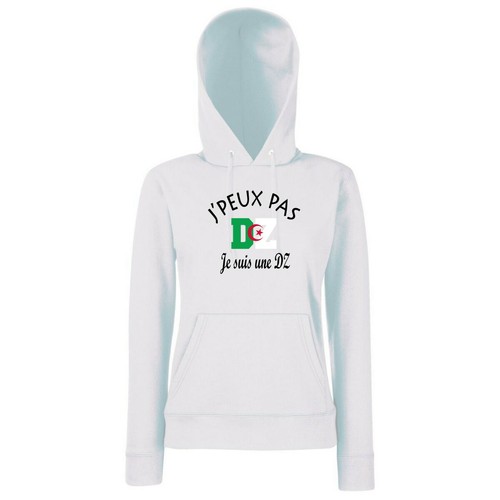 VIVA L/'ALGERIE Sweat FEMME ALGERIE CAN 2019 JPEUX PAS JE SUIS UNE DZ 1,2,3
