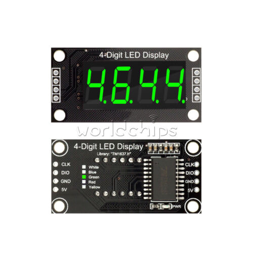 0.36 /" TM1637 4-Bit 7-Segment Tube LED Digital Display Module Green For Arduino