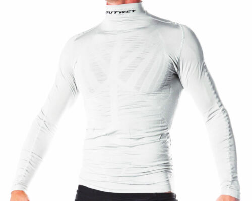 Made in Italy by Outwet WP3 Cycling Long Sleeve BASE LAYER in White