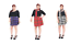 Plus Size Ladies Tartan Pleated Wrap Over Buttoned Kilt Skirt 18/" Tartan Skirts
