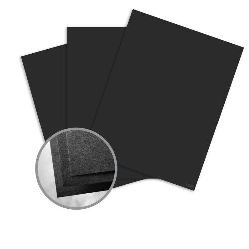 Astrobrights Eclipse Black Card Stock 8.5X11/" 80 LB Cover Smooth.