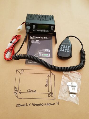 Leixen VV-898 UHF VHF de Doble banda 2m 70cm Móvil Radio Aficionado 