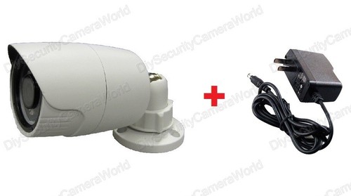 HD 2.4MP Security Bullet Camera 18IR 2.8mm Wide angle Lens In//Outdoor BNC