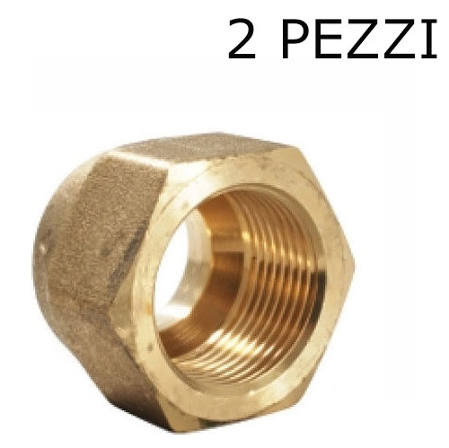 COPPIA 2 PZ BOCCHETTONE CODOLO DADO CLIMATIZZATORE CONDIZIONATORE 23519V