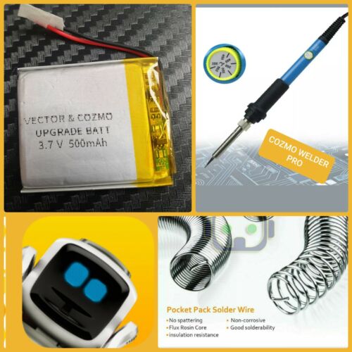 Cozmo & Vector 1 Battery & 1 Cozmo Pro Welder Repair Kit.