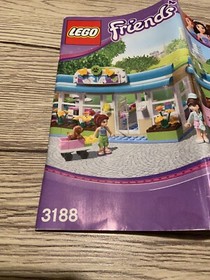 Lego 3188 Friends Heartlake Vet Instruction Manual Booklet ONLY