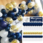 61Pcs Balloon Arch Garland Kit Navy Blue and Gold Confetti Party Decoration 
