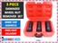 GRIP LOCKING DAMAGED WHEEL NUT REMOVER REMOVAL TOOL SOCKET SET 3 PC 1//2/" #CT4489