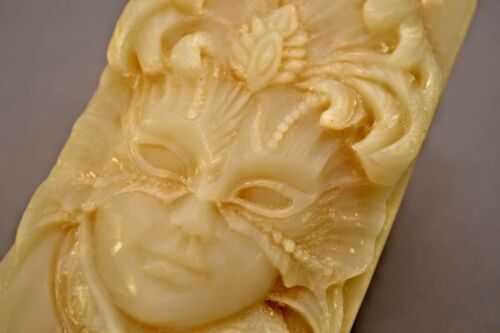 VENETIAN MASK SILICONE  MOLD SOAP PLASTER RESIN CLAY MOULD BAR 